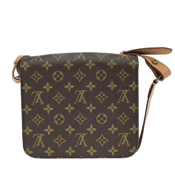 LOUIS VUITTON Cartouchiere MM Shoulder Bag Monogram Leather Brown M51253 34ED743 - Picture 16 of 16